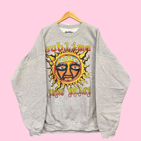 Sublime 40oz to Freedom Album Rock Band Oversized Crewneck Sweater L/XL - Picture 1 of 4